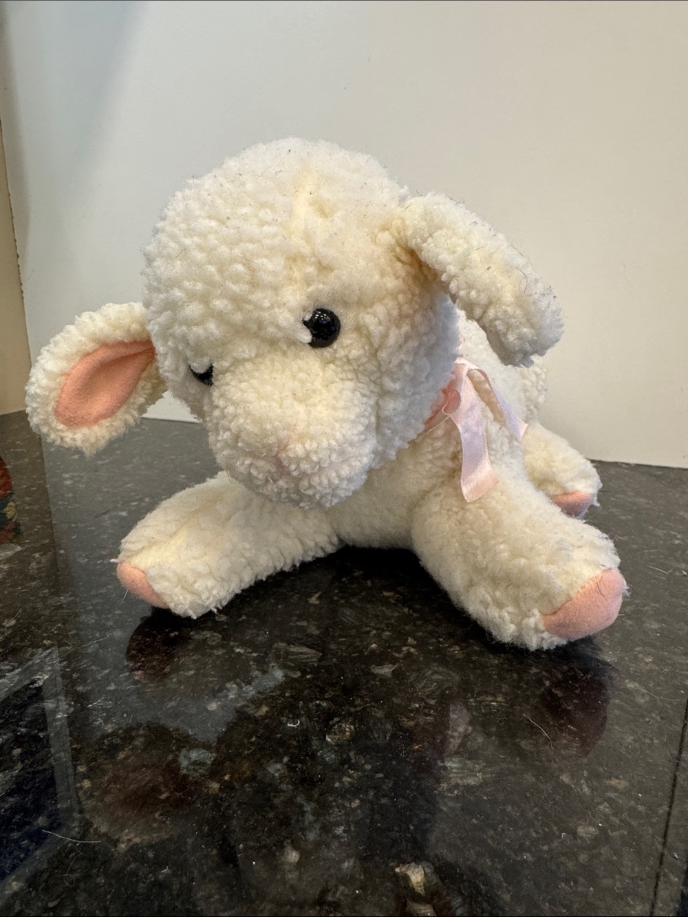 Dakin Lamb Plush 1988 vintage plush cream lamb- sheep. Size 12”